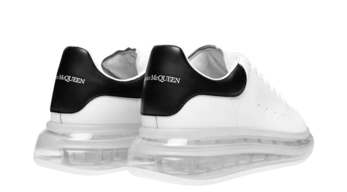 ALEXANDER MCQUEEN OVERSIZE TRAINERS WHITE AIR SOLE