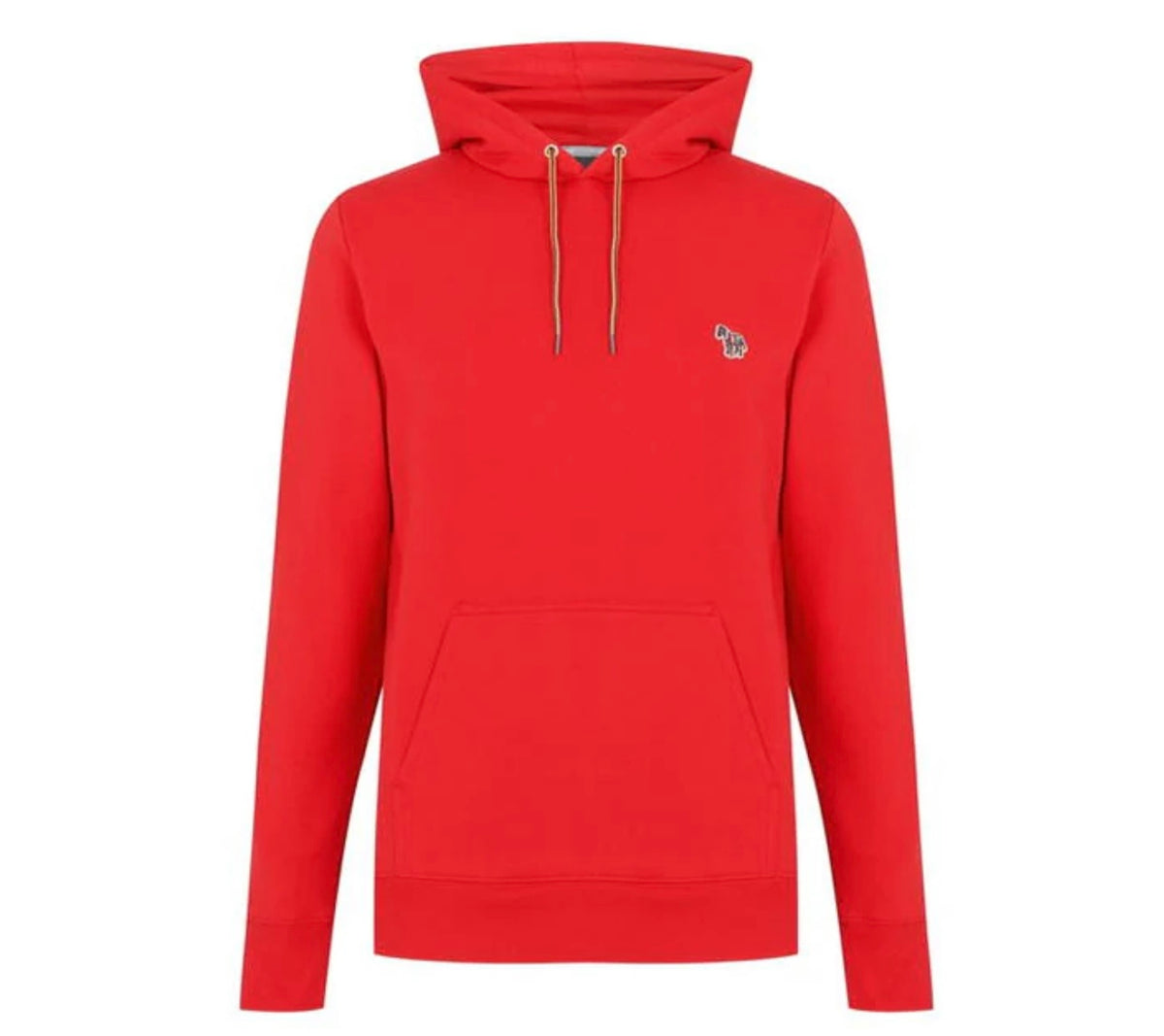 PAUL SMITH EMBROIDERED ZEBRA OTTH HOODIE RED