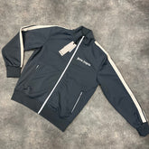 PALM ANGELS TRACK TOP CHARCOAL GREY