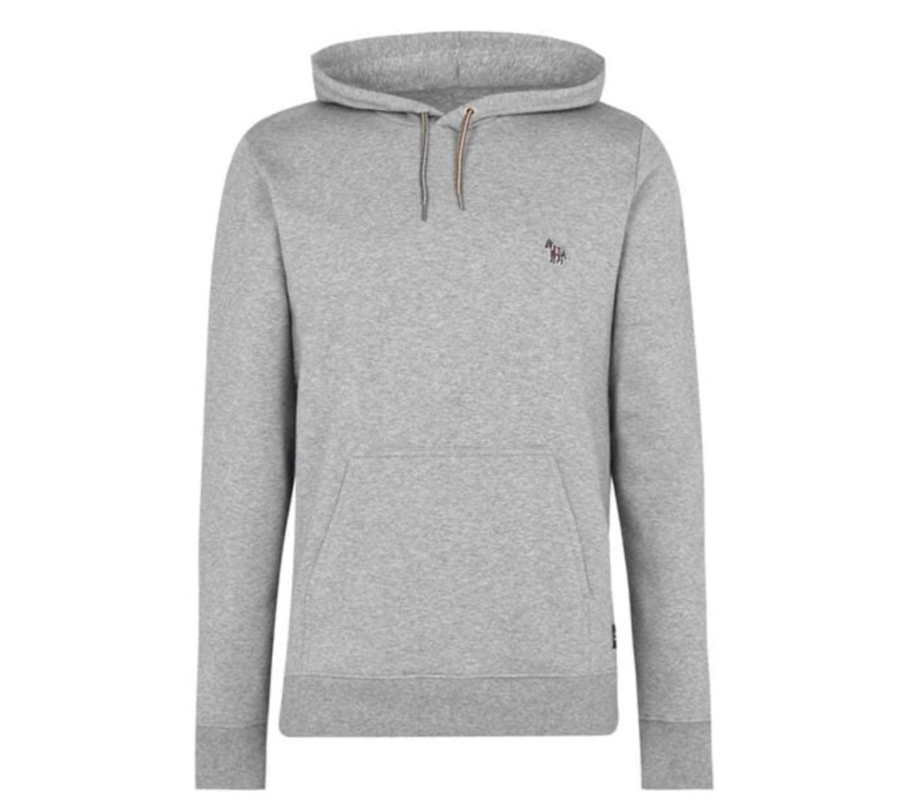 PAUL SMITH EMBROIDERED ZEBRA OTTH HOODIE GREY