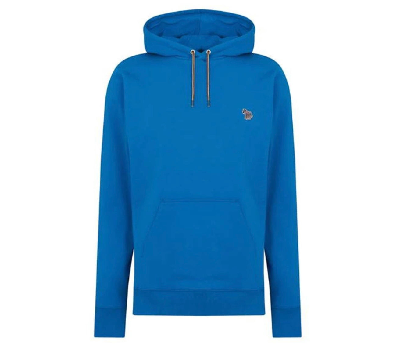 PAUL SMITH EMBROIDERED ZEBRA OTTH HOODIE ROYAL BLUE