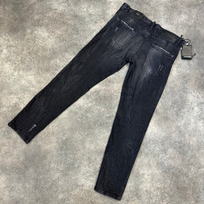 DSQUARED2 DISTRESSED JEANS BLACK