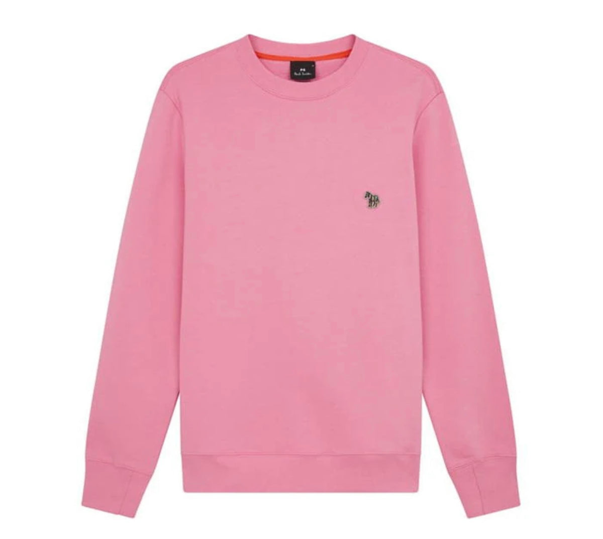 PAUL SMITH EMBROIDERED ZEBRA SWEATSHIRT PINK