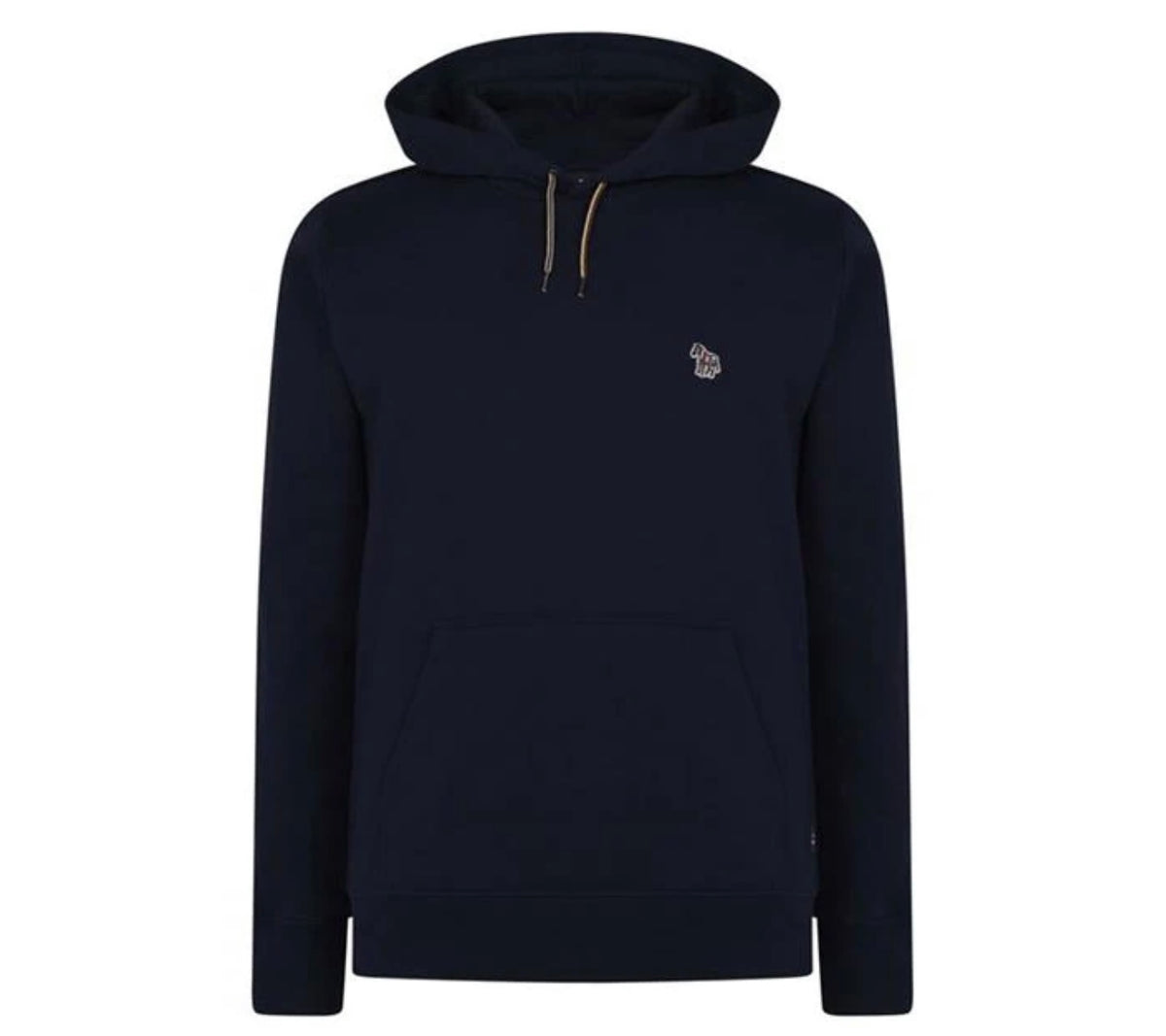 PAUL SMITH EMBROIDERED ZEBRA OTTH HOODIE NAVY BLUE